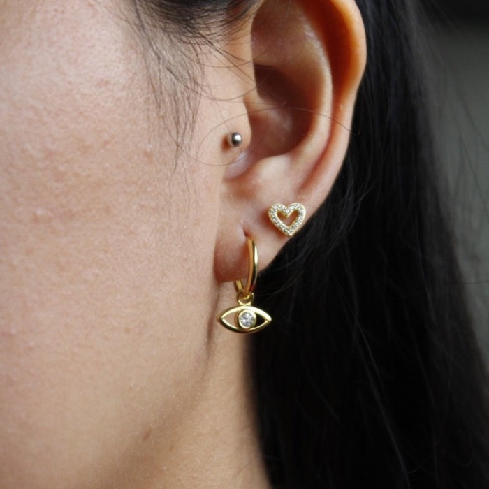 Mini Aretes Corazón
